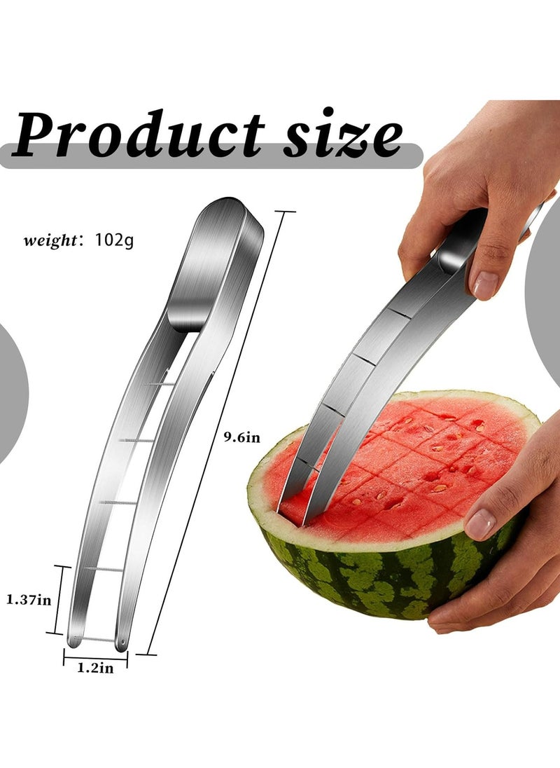 Quickly Safe Watermelon Cutter Slicer Cube Cutter Corer Fruit Vegetable Tools for Kitchen