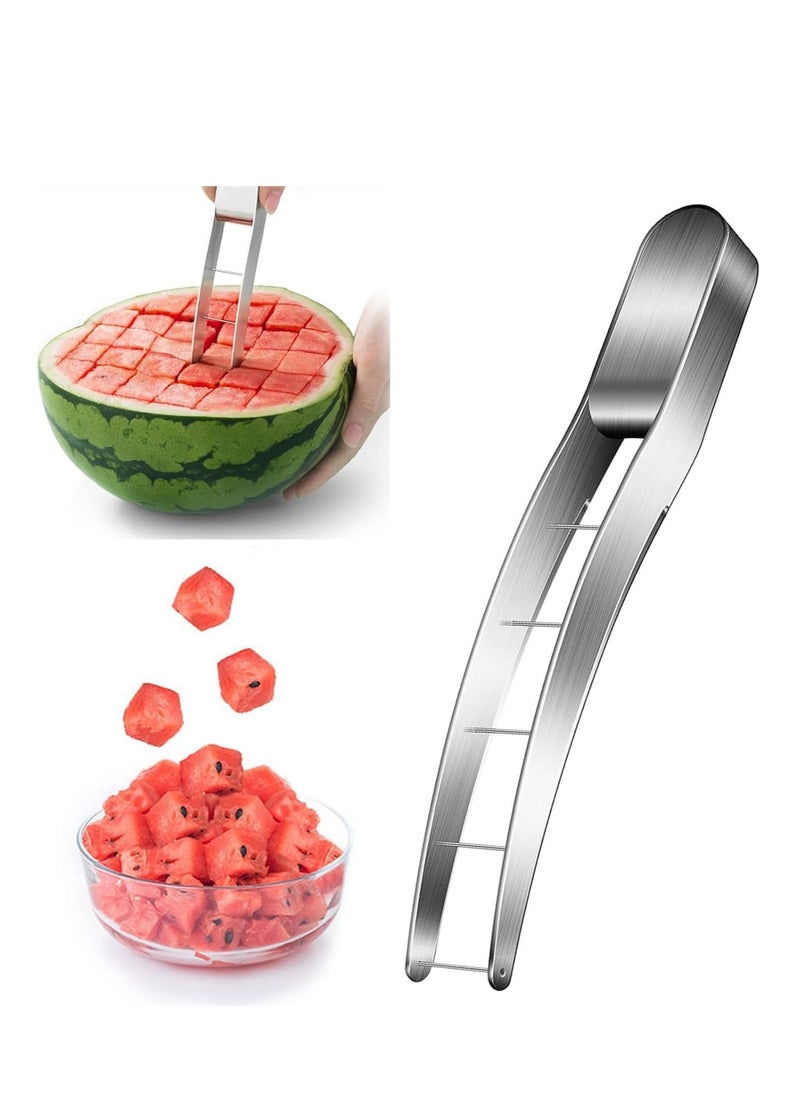 Quickly Safe Watermelon Cutter Slicer Cube Cutter Corer Fruit Vegetable Tools for Kitchen