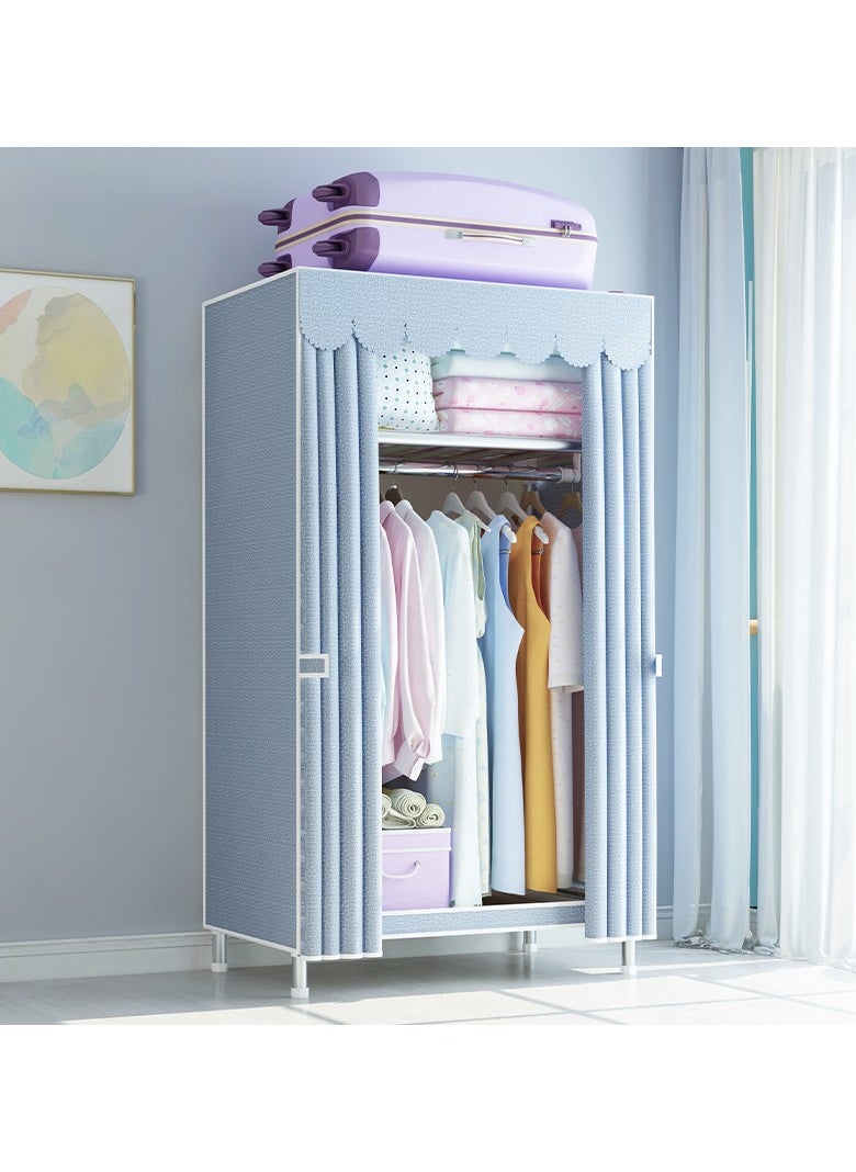 Portable Clothing Wardrobe With Storage Cupboard Organiser 82*170*45