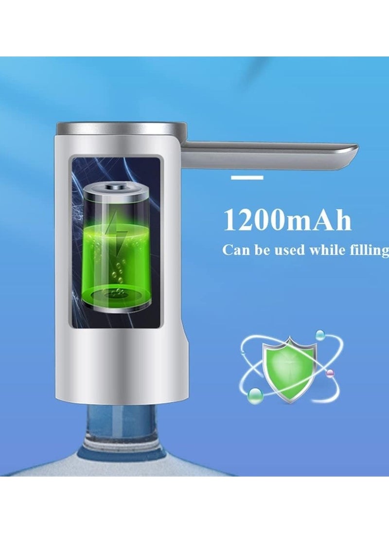 Water Dispenser Pump Household Electric Foldable Barreled Water Suction Device Desktop Mineral