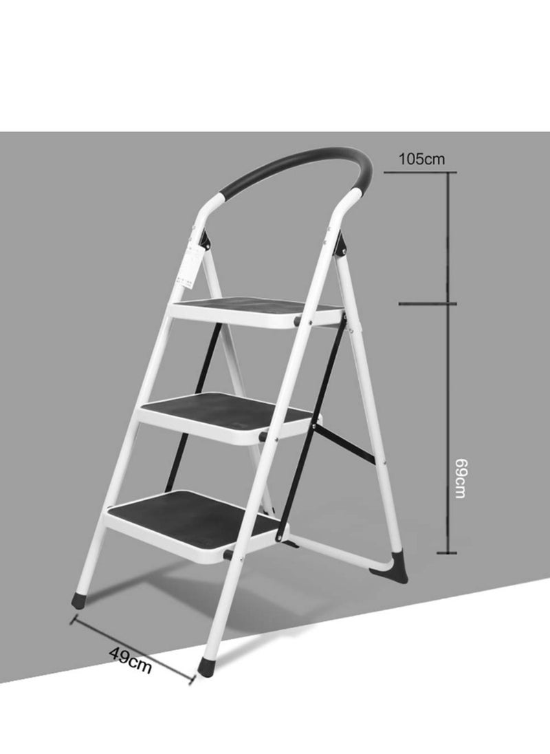 Multi Function Household Folding 3 Step Ladder