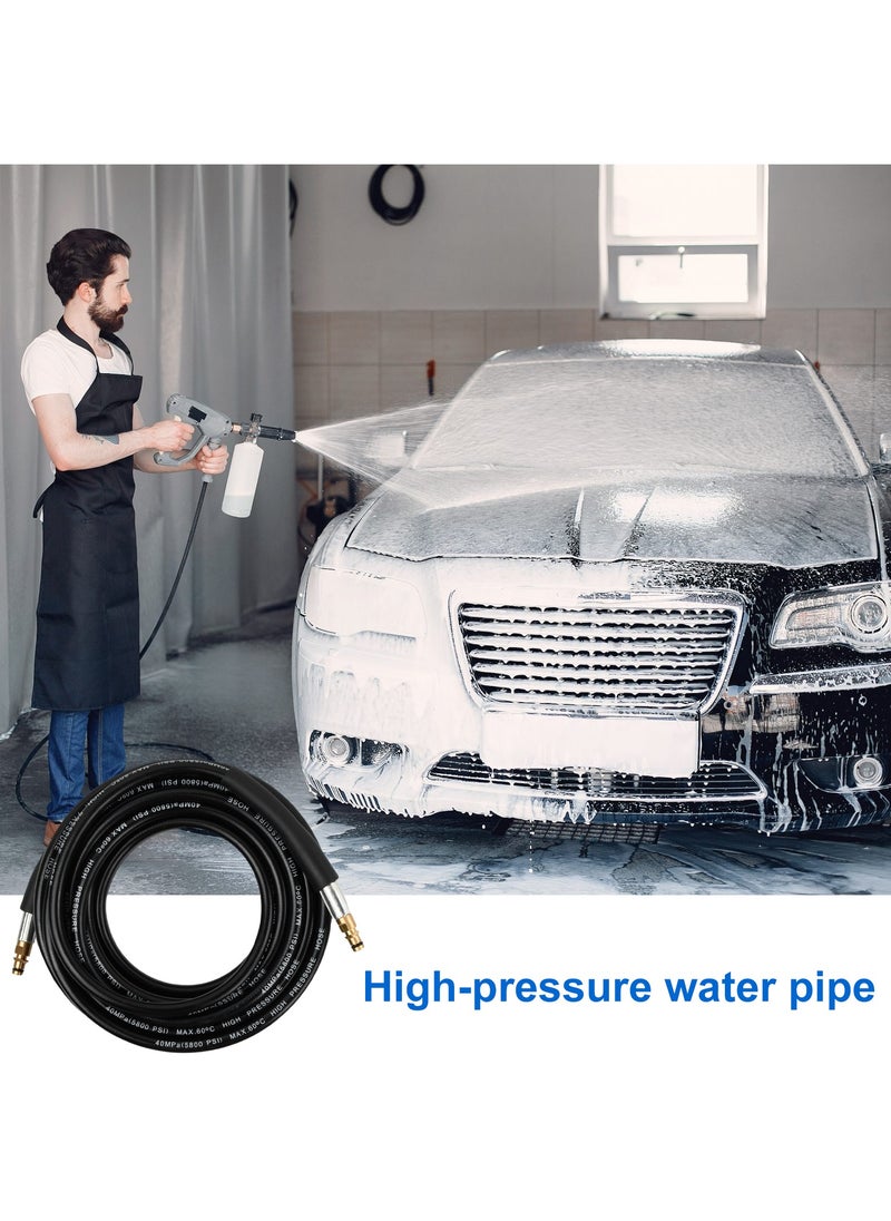 Pressure Washer Hose 10m 18MPa (2610PSI) Max 60°C - Replacement Hose Extension for Karcher K Series K2 K3 K4 K5 K6 K7 - Power-Jet Washing Hose