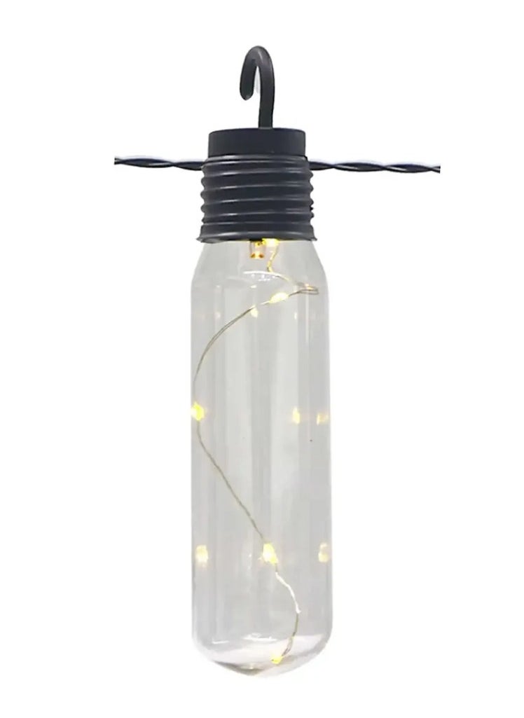 Alvares Solar-Powered 10-Integrated LED Outdoor String Light (0.04 W, Warm White)