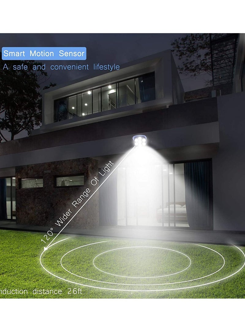 Solar Motion Sensor Light Outdoor,Simulation Monitoring Security Lighting with Motion Sensor Wall Lamp Solar Fake Surveillance Cameras Lights for Porch Garden Patio Driveway Pathway