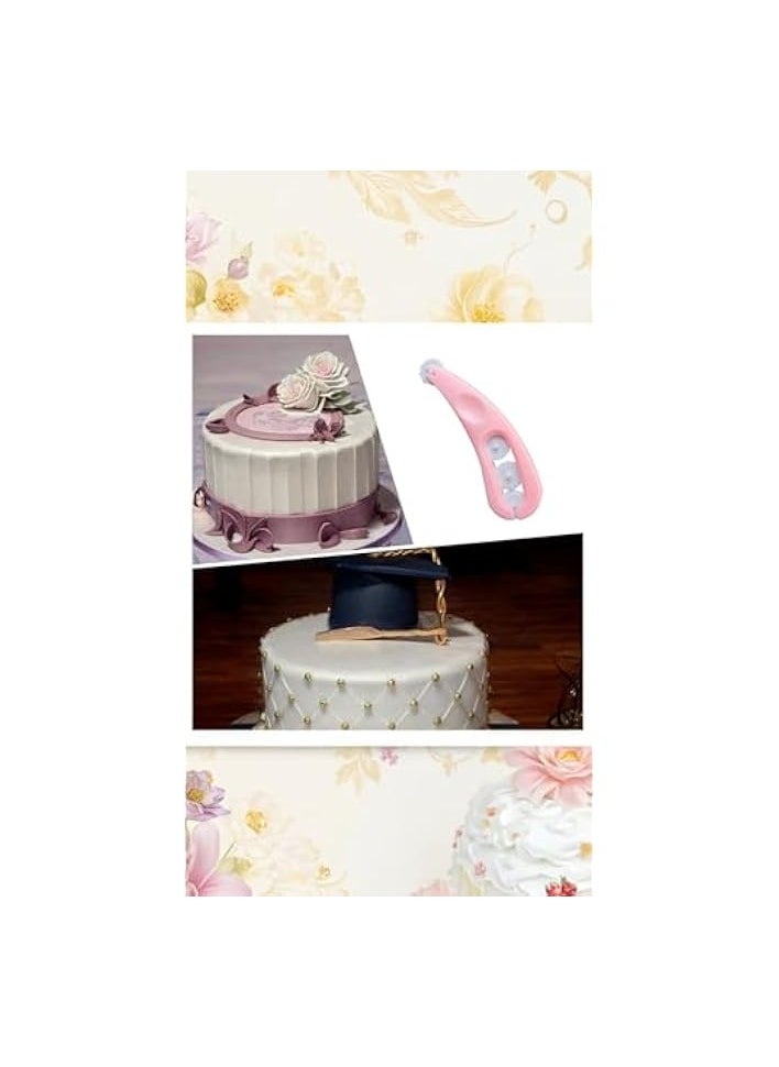 Fondant Embosser Cutter Set - Cake Decorating & Baking Tools for Fondant, Sugar, Biscuits, Chocolate - Create Stunning Designs Easily