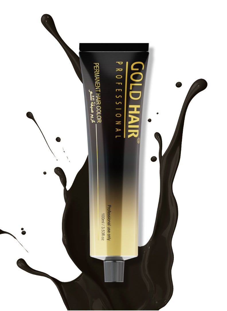 Gold Hair Permanent Hair Color | 4 BROWN 100ml