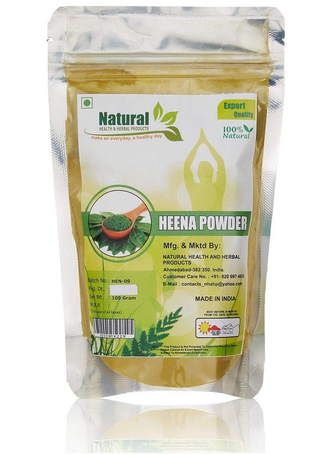 Henna Leaves Powder For Hair, Beard - (Pack Of 2 Of 100Gm Each)