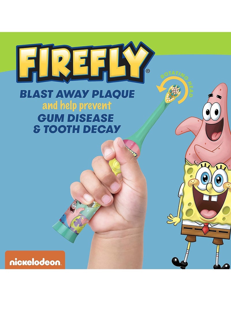 Firefly Clean N' Protect Spongebob Power Toothbrush, 1 Count(Pack of 1)