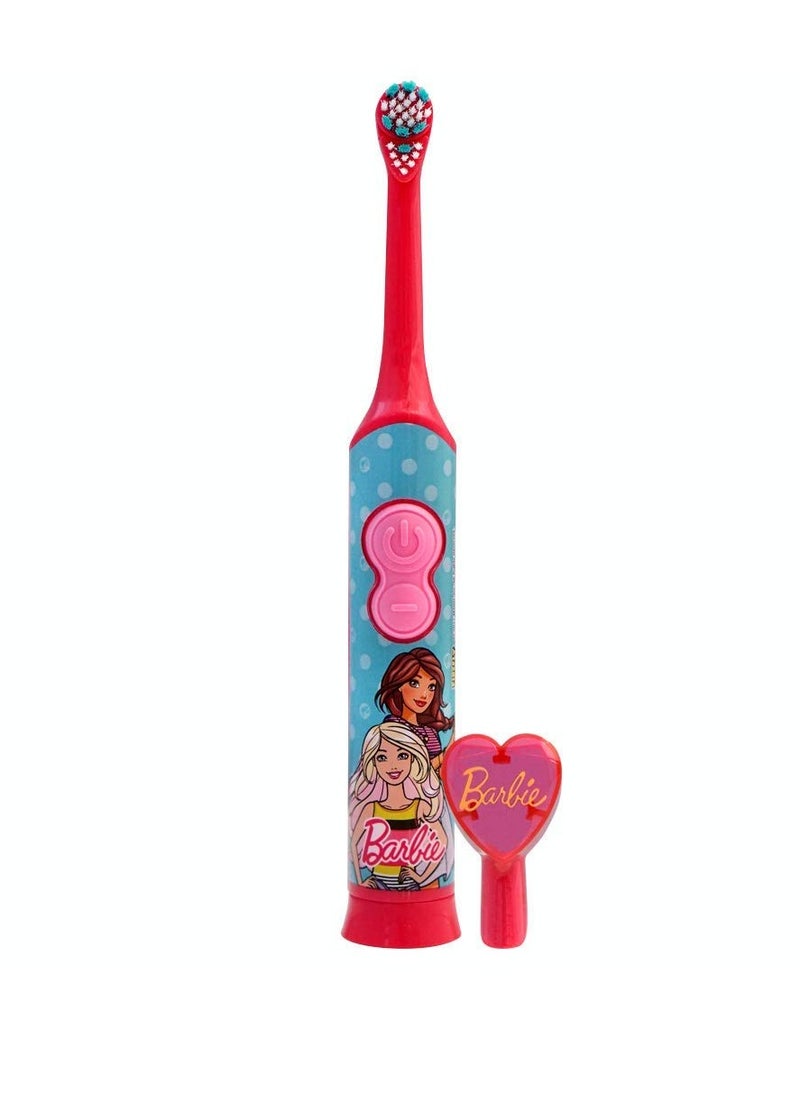 Firefly Power Protect Battery Toothbrush with Character Cap - Barbie (Assorted - Colors May Vary)