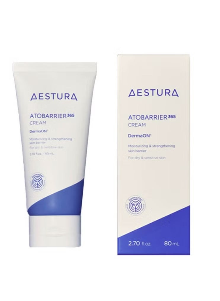 AESTURA ATOBARRIER365 CERAMIDE CREAM | Long Lasting Hydration Facial Moisturizer for Dry & Sensitive Skin | 80ml, 2.7 oz