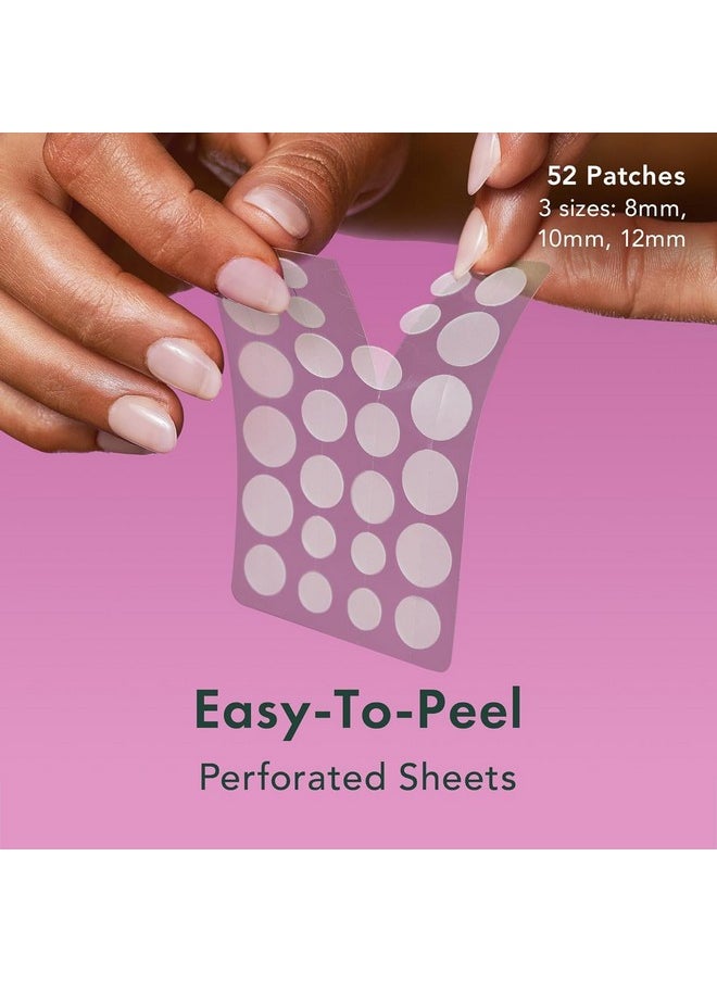 Pimple Patches, Miracle Overnight Spot Cover - Hydrocolloid Acne Patch For Face, Zit & Blemish, Thicker & Extra Adhesion, Absorbing Cover, All Skin Types, Vegan, Cruelty Free, 3 Sizes (52 Count)