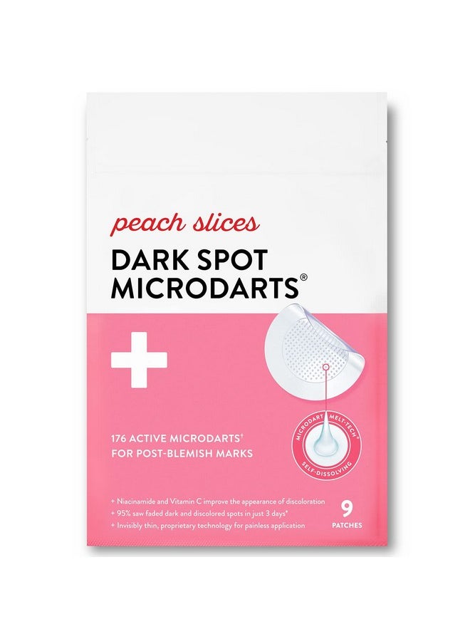 Dark Spot Microdarts | For Dark Spots, Post-Blemish Redness | Self-Dissolving | Niacinamide, Vitamin C, Hyaluronic Acid, And Cica | Vegan | Cruelty Free | 9 Patches