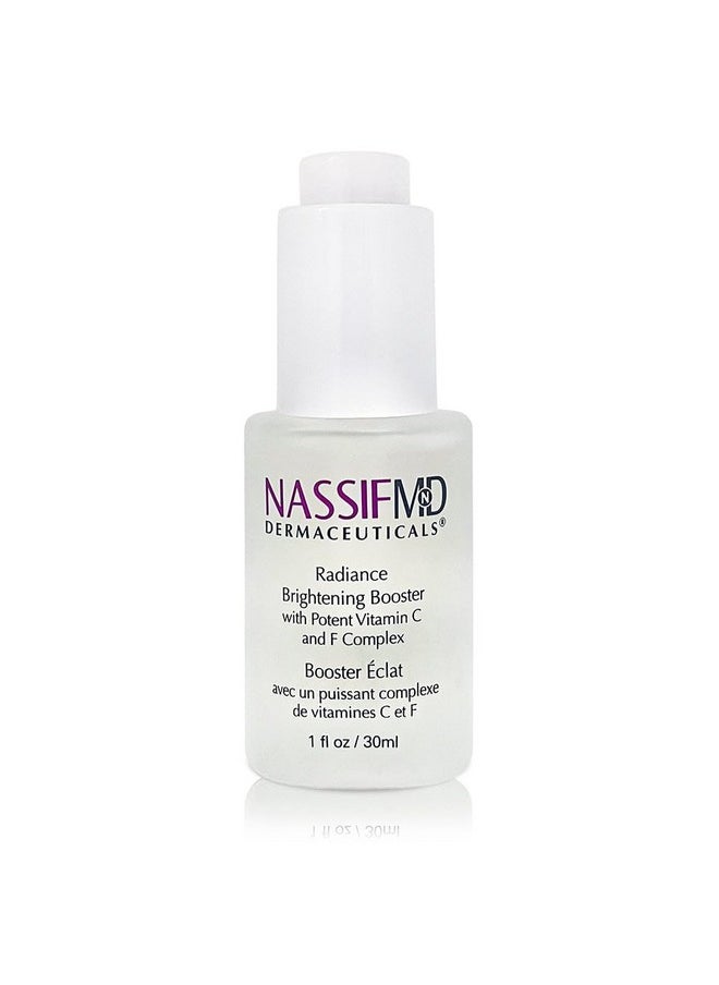 Nassifmd® Radiance Booster Vitamins C For Face, Brightening Serum Dark Spot Remover, Vitamin C With Omega-3 And Squalene Oil