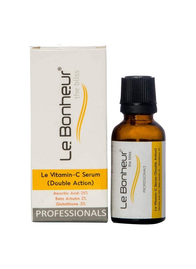 Le Bonheur Vitamin C Serum | Skin Glowing | Protect Skin Damage | Moisturize & Nourishes Skin | Men & Women 30 Ml