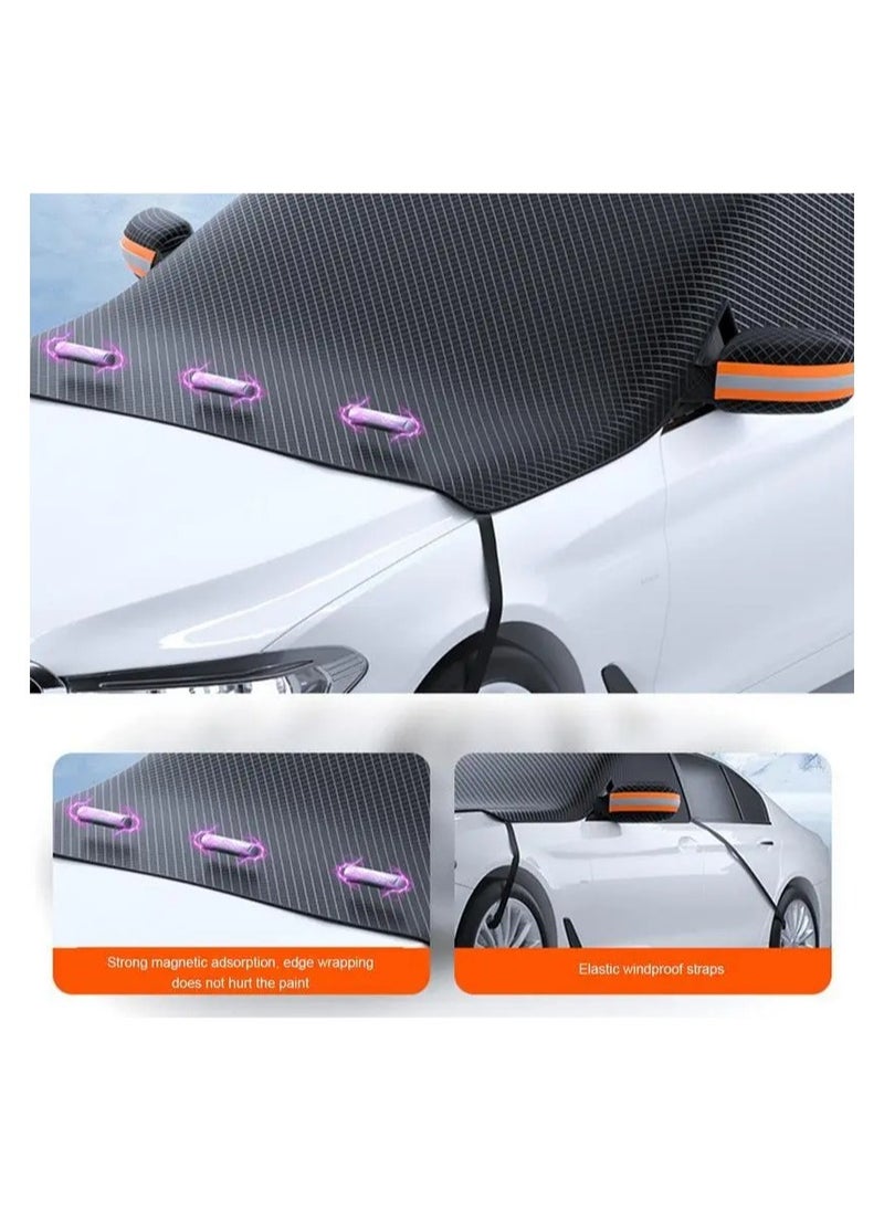 Magnetic Car Front Windshield Cover Sunshade Waterproof Snow Sun Shade Automobile Exterior Cover Auto Accessories