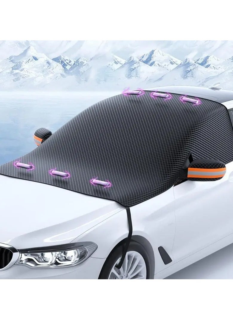 Magnetic Car Front Windshield Cover Sunshade Waterproof Snow Sun Shade Automobile Exterior Cover Auto Accessories