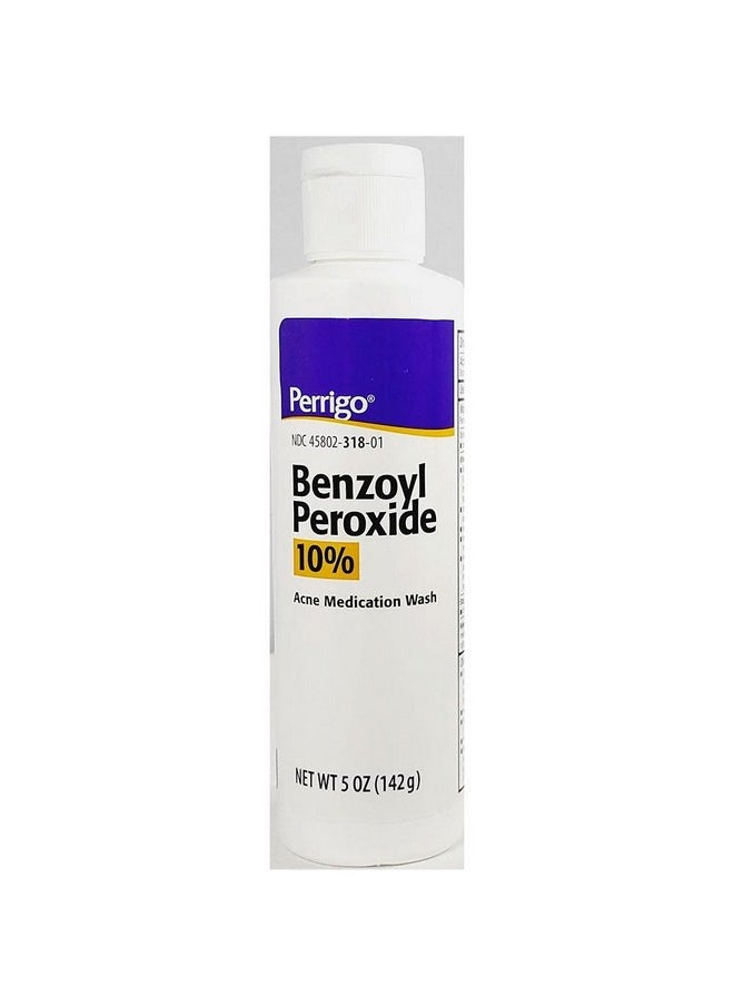 10 Benzoyl Peroxide Acne Medication Face Wash Quantity 1, 5 Ounce