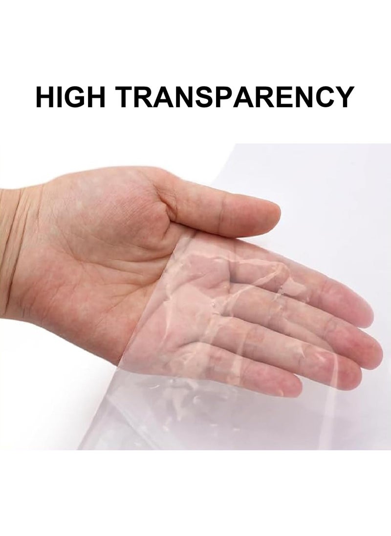 5 PCS Extra Large Clear Plastic Bags, Dustproof Plastic Bags Packaging Bags Heavy Duty Plastic Bags for Luggage, Blanket, Clothes, Suitcase, Furniture, Chair, Toys (30 * 51 inch / 100 * 130cm)