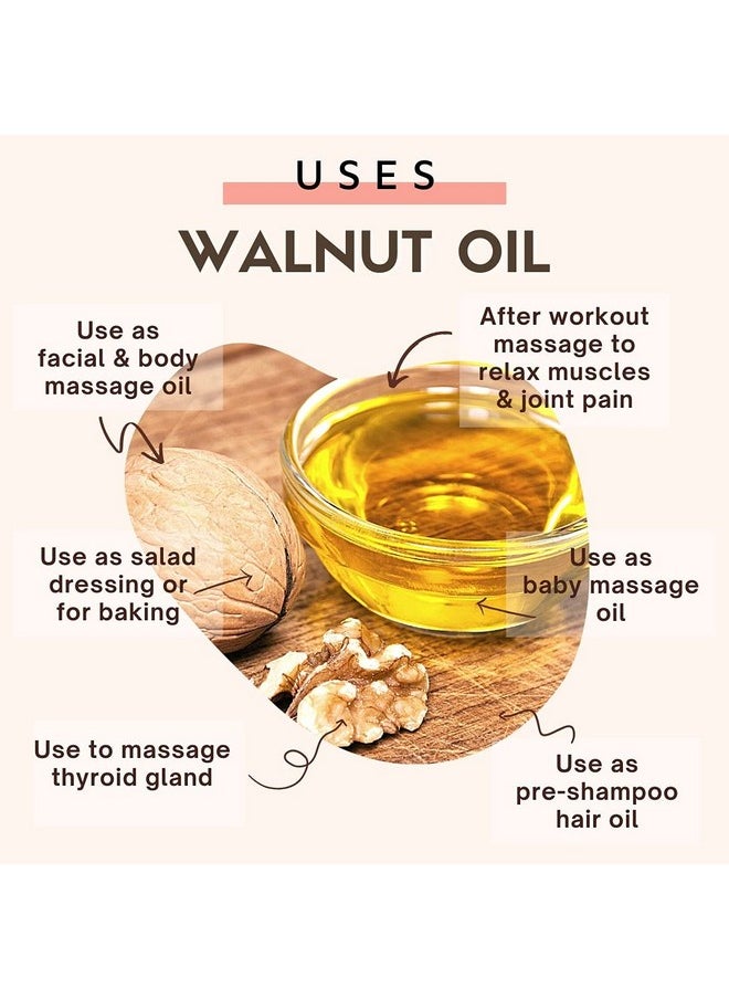 Thyro Care Kit | Walnut Oil 25 Ml And Thyroid Gland Massage Oil 100Ml | 100% Pure Cold Pressed (125Ml (25+100Ml))