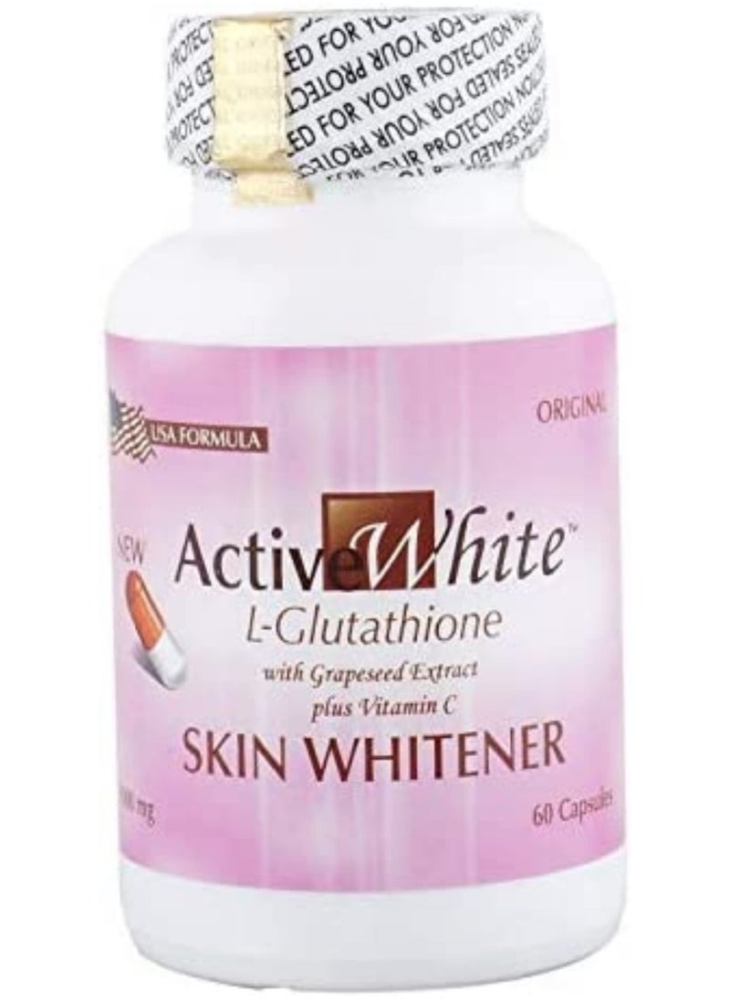 Active White Skin Whitening Capsules - 60 Capsules