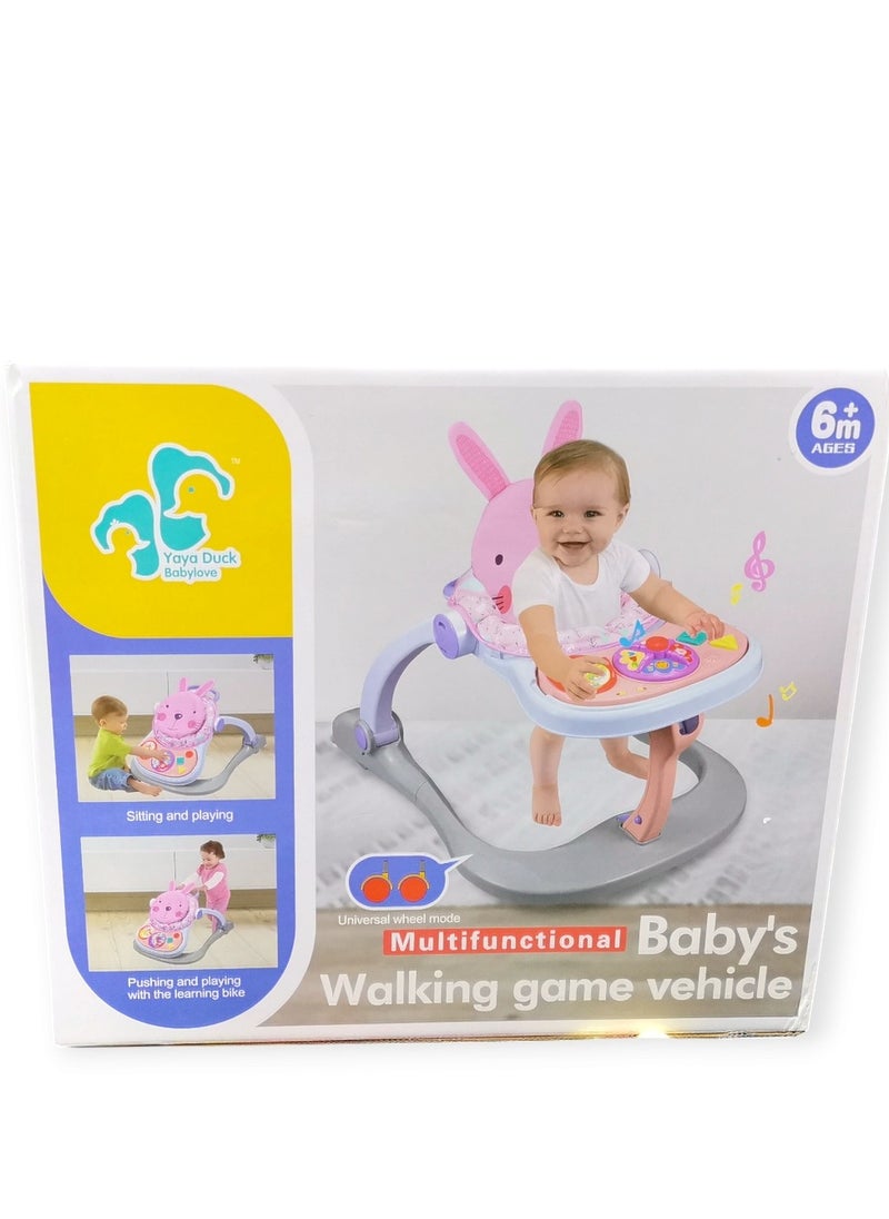 multifunction baby walker game vehicle is an innovative and fun toy that combines the benefits of a walker with the excitement of interactive play.