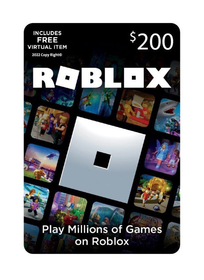 Roblox 200$ USA - (Delivery via SMS/WhatsApp)