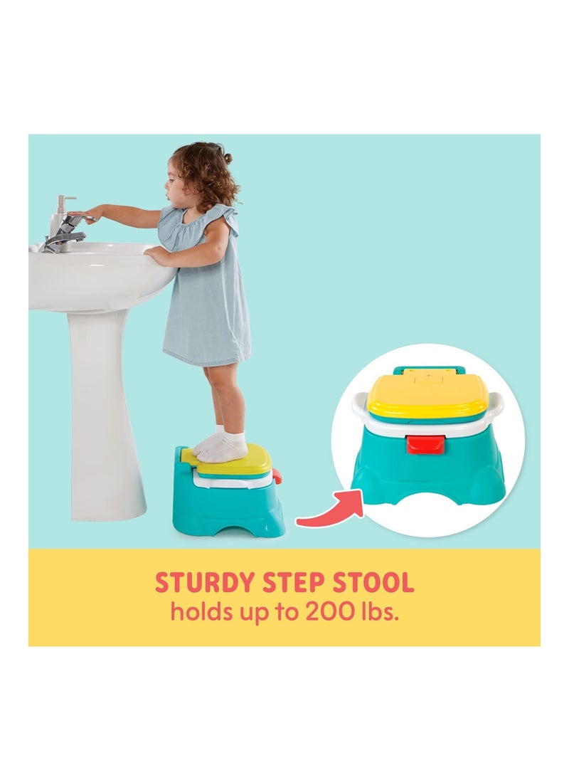 3-in-1 Potty Trainer Chair And Stool, Blue