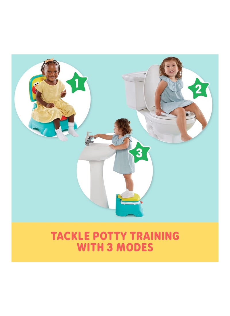 3-in-1 Potty Trainer Chair And Stool, Blue