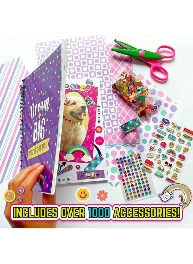 Ultimate Collage Scrapbook Kit, Make A 40-Page Photo Album Scrapbook With Stickers & More, Fun Kids Creative Activity And Fantastic Gift Idea