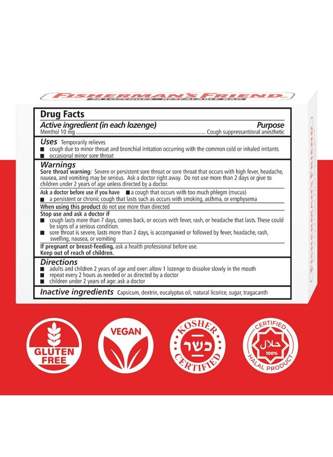 Cough Drops, Cough Suppressant And Sore Throat Lozenges, Original Extra Strong, 10Mg Menthol, 228 Drops (6 Packs Of 38)