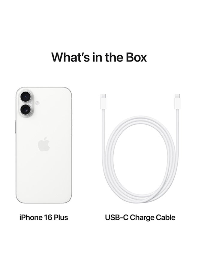 iPhone 16 Plus 512GB White 5G With FaceTime - International Version
