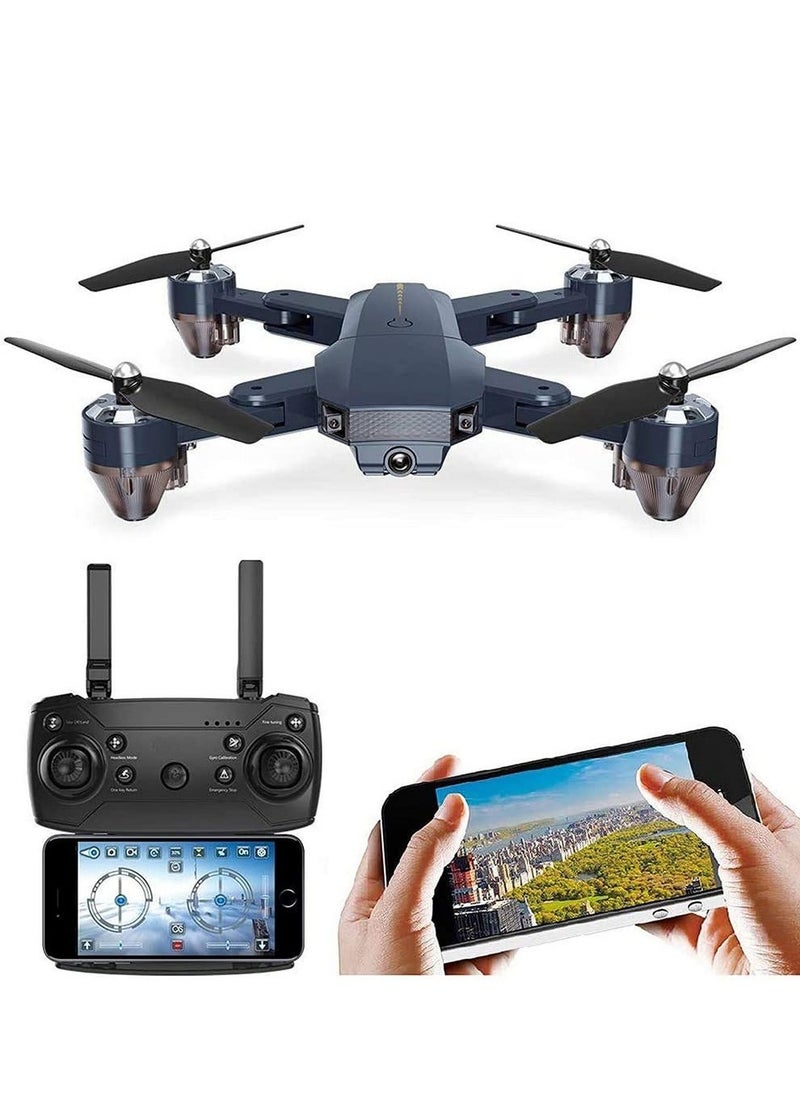 G3 Pro Drone - 4K Dual-Camera, 3-Way Obstacle Avoidance, Folding Four-Axis Drone with Visual Positioning & Air Pressure Hovering, 1800mAh Battery, 20-Min Flight Time