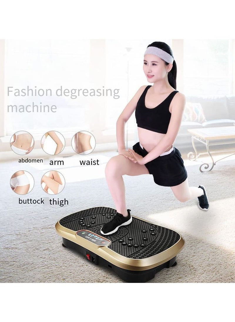 Vibration Plate Exercise Machine Home Fitness Weight Loss Equipment Massage Fitness Vibration Machine Mini Home Weight Loss Equipment