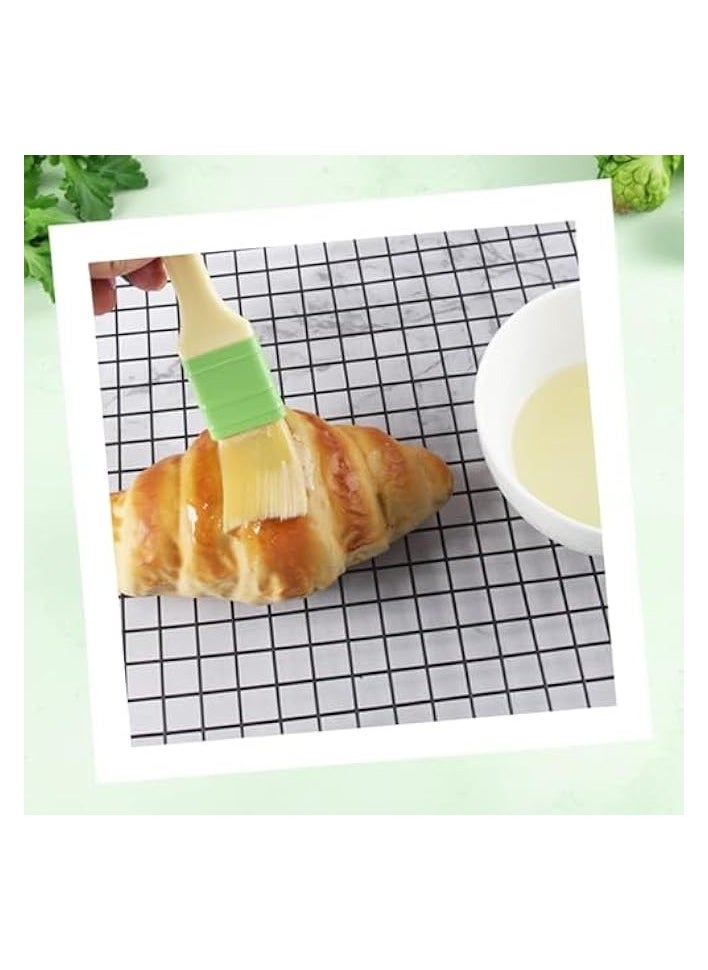 Versatile Pastry Brushes for Cooking, Baking, and BBQ - Spread Butter, Oil, and Egg Wash Easily - Set of 2 Brushes (1.2in, 2in) - Heat-Resistant and Durable