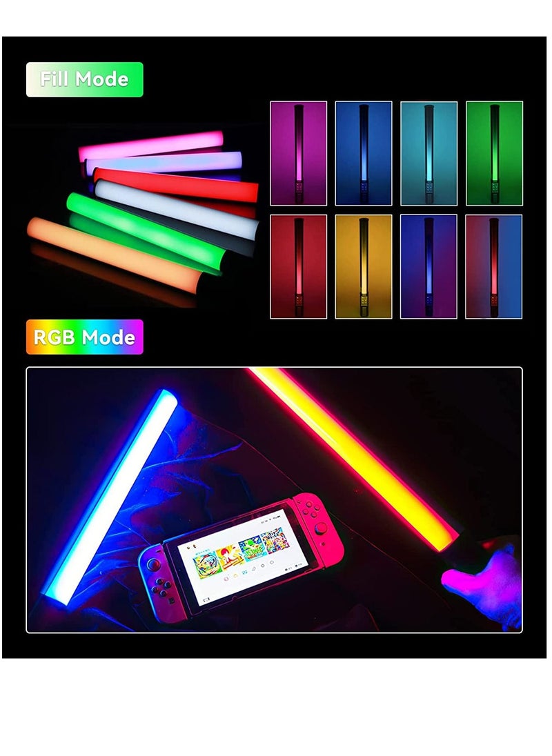 FM 128 RGB RGB Led Light Waterproof Lighting Bar With OLED Display Indicator