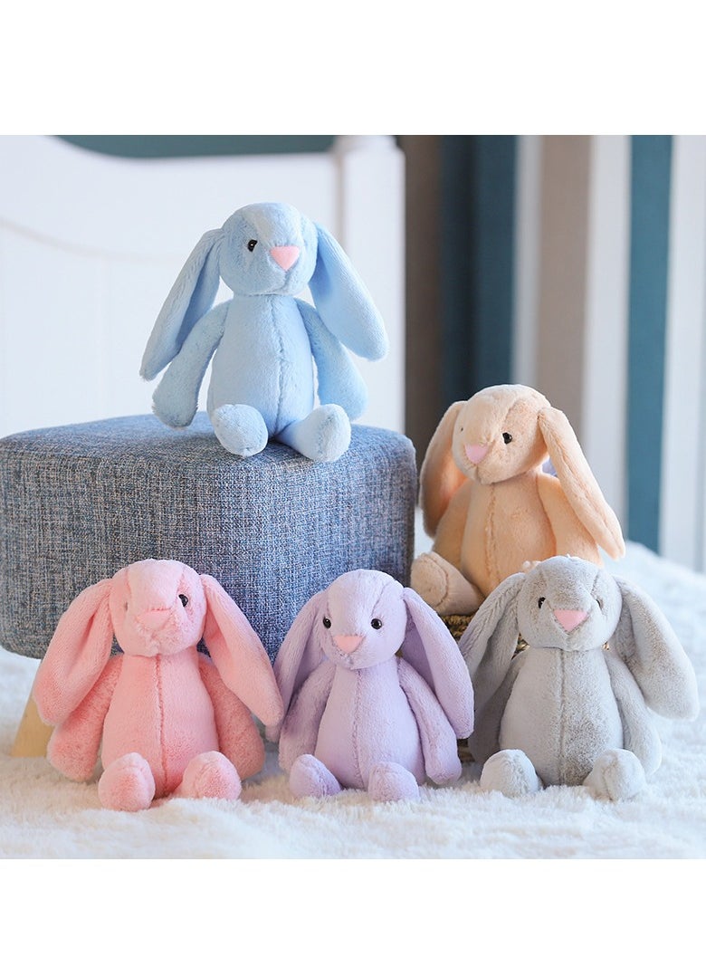 Cute White 45cm Rabbit Doll Hanging Ear Rabbit Plush Stuffed Toy Girls Birthday Gifts