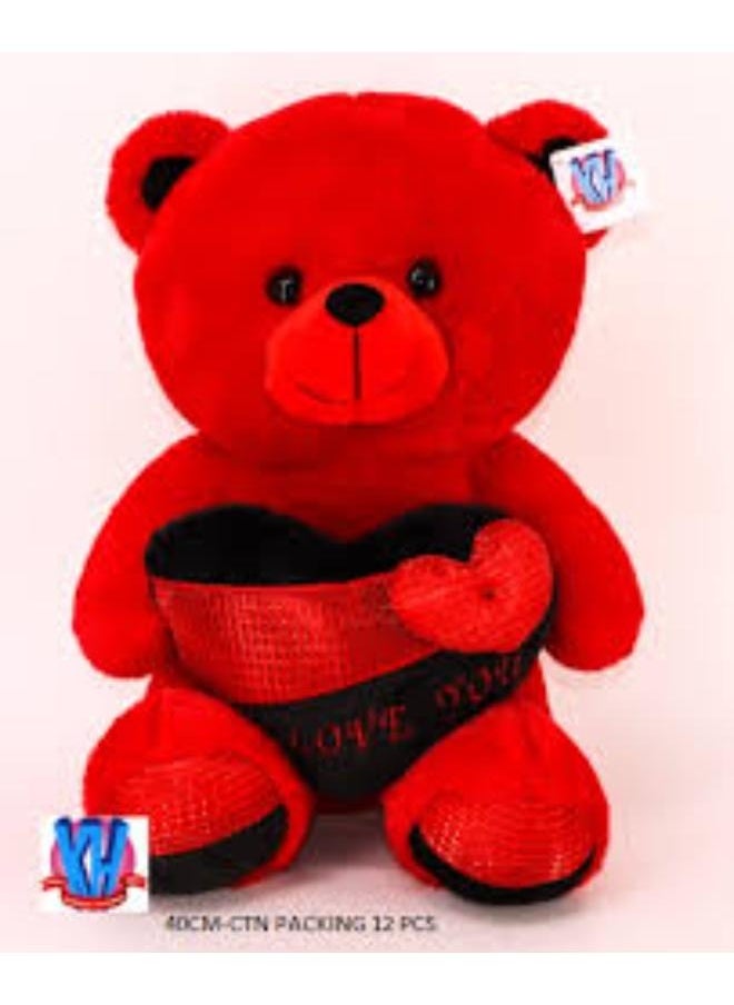 Red Bear With Heart