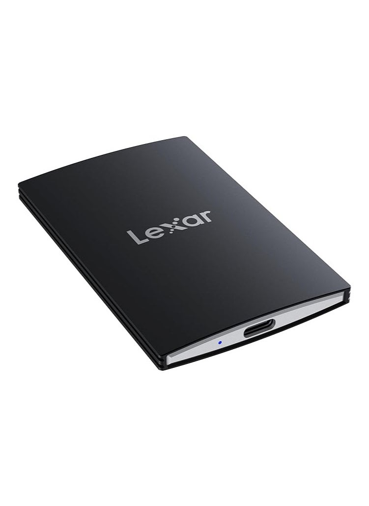 Lexar 4TB SL500 Portable SSD, Up to 2000MB/s Read, Compatible w/Type-C Laptops, iPhone 15, Smartphones, Tablets, PS5, Xbox, USB 3.2 Gen 2x2, Slim and Lightweight, External SSD (LSL500X004T-RNBNU)