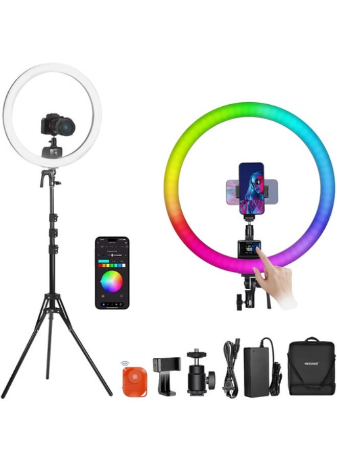 Neewer SRP18C RGB LED Ring Light Kit (18