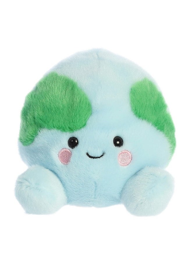 ® Adorable Palm Pals™ Eve Earth™ Stuffed Animal - Pocket-Sized Play - Collectable Fun - Blue 5 Inches