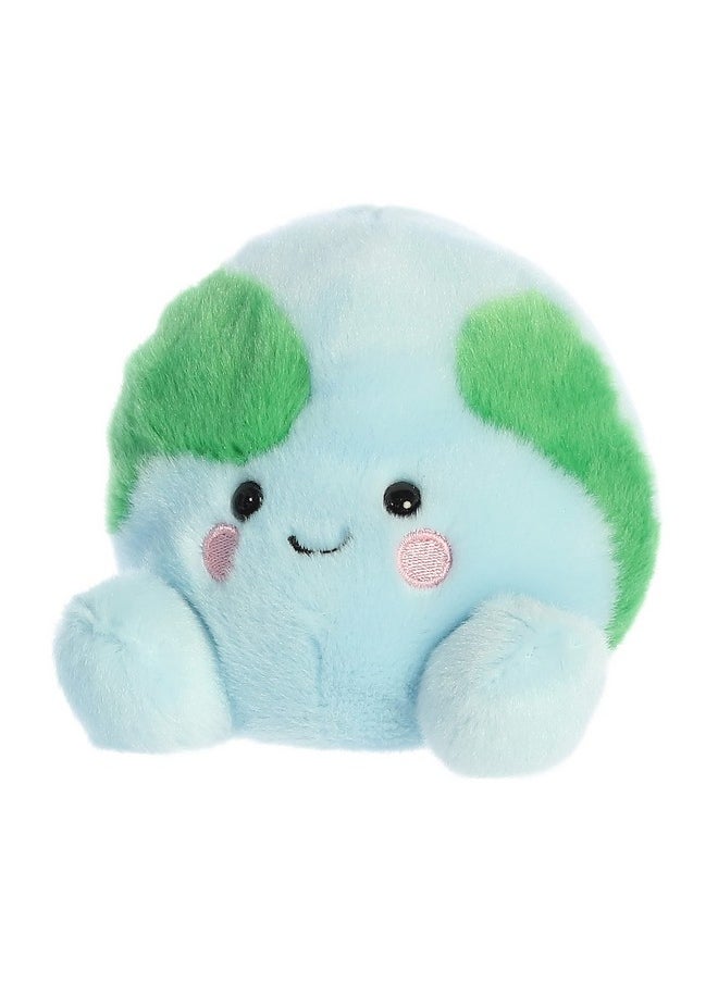 ® Adorable Palm Pals™ Eve Earth™ Stuffed Animal - Pocket-Sized Play - Collectable Fun - Blue 5 Inches