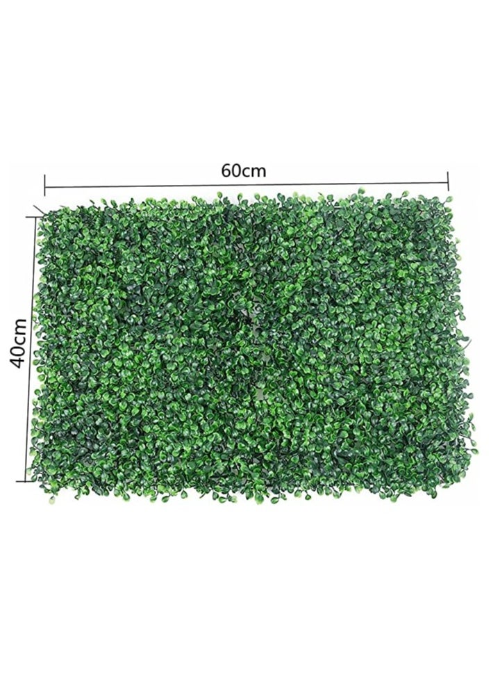 Hometaste 40X60Cm Synthetic Grass Wall Panels Enhance Your Space With Lush Indoor And Outdoor Decor - Faux Greenery Fence For Villa, Garden, And Home Privacy - Lifelike Artificial Grass Panels (5_Pieces)