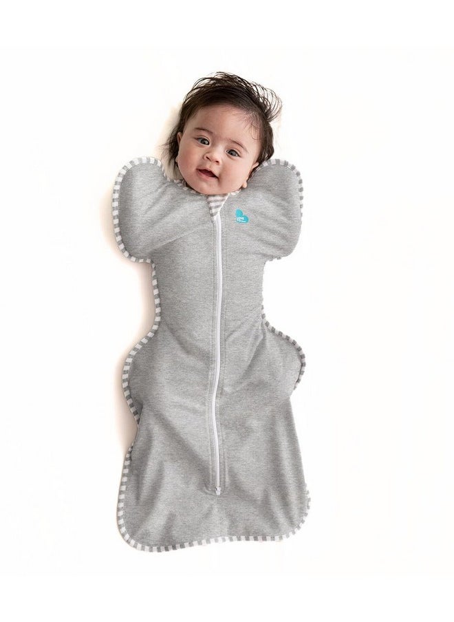 Swaddle Up, Baby Sleep Sack, Self-Soothing Swaddles For Newborns, Improves Sleep, Snug Fit Helps Calm Startle Reflex, New Born Essentials For Baby, Small 8-13Lbs, Gray