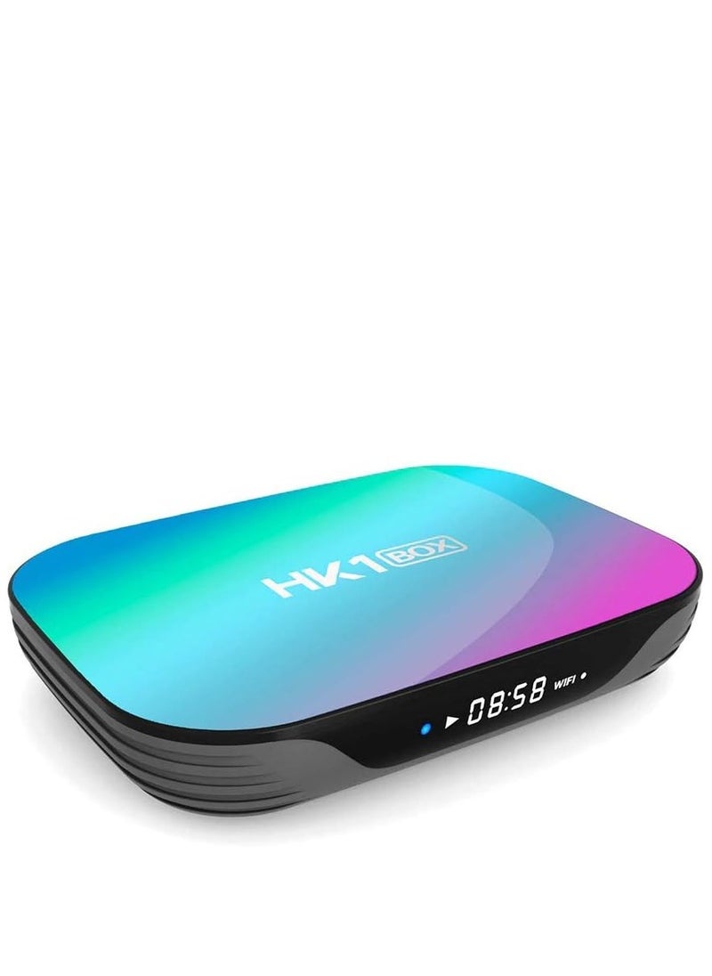 HK1 Box Android TV Box | 8GB RAM + 128GB ROM | 2.4G/5G Dual WiFi | 8K Ultra HD Android 9.0 Smart TV Box | High-Speed Streaming | Ultimate Home Entertainment | Expandable Storage for Apps & Media