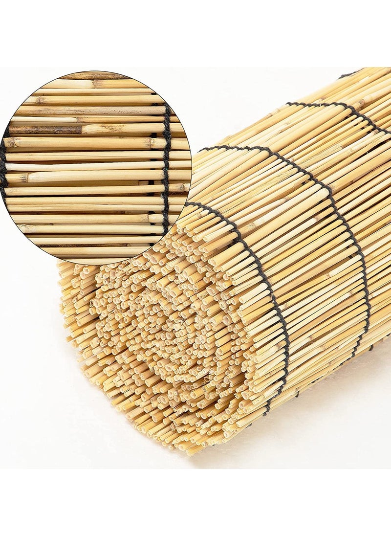 Natural Reed Privacy Screen Durable Eco-Friendly Bamboo Fencing for Gardens