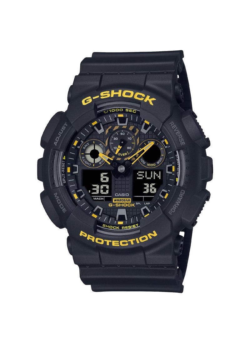 G-Shock Casual Men's Analog & Digital Black Watch GA-100CY-1ADR