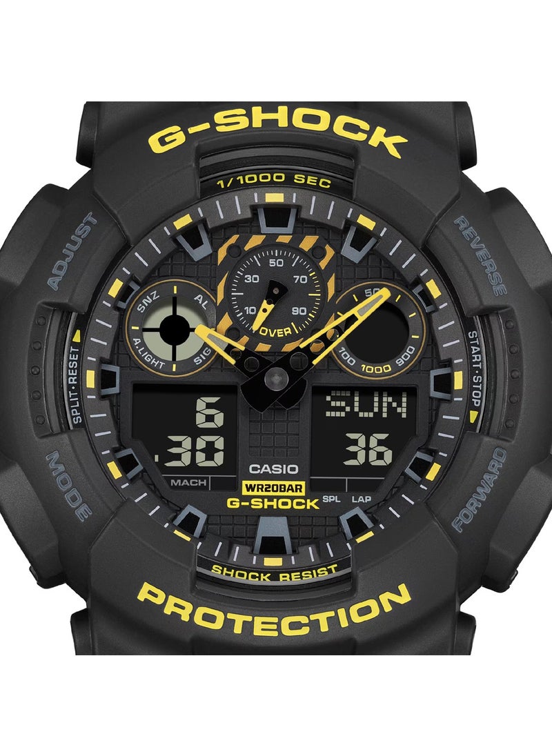 G-Shock Casual Men's Analog & Digital Black Watch GA-100CY-1ADR