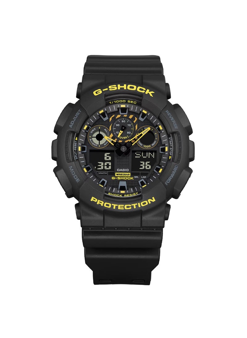 G-Shock Casual Men's Analog & Digital Black Watch GA-100CY-1ADR