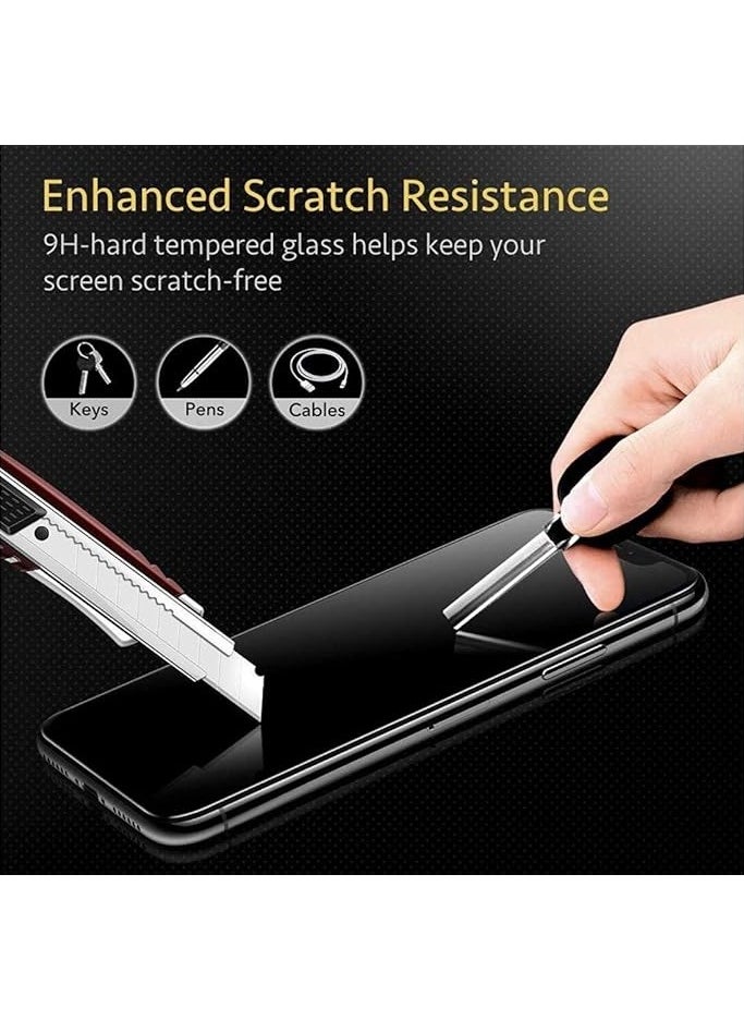 Xiaomi Redmi 13C 5G Tempered glass with Full Edge Protection and Easy Installation Kit