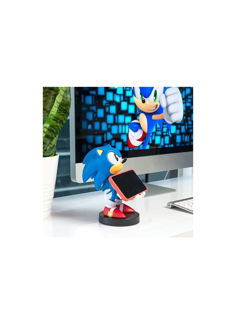 Exquisite Gaming Collectible Sonic The Hedgehog Cable Guy Device Holder - Works With Playstation And Xbox Controllers All Smartphones Classic Not Machine Specific